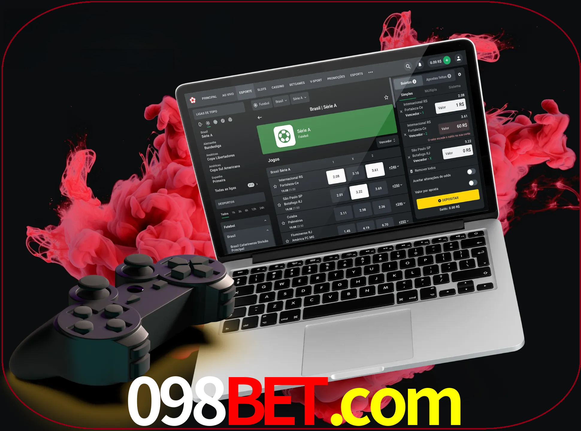 Visite a secção especial de jogos de vídeo em 098bet para descobrir em que jogos pode apostar e ganhar muito dinheiro.